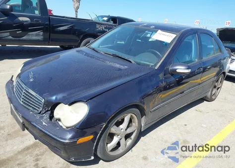 2004 Mercedes-Benz C 230 Kompressor Sport/Sport from USA, damaged, VIN WDBRF40J74A583591
